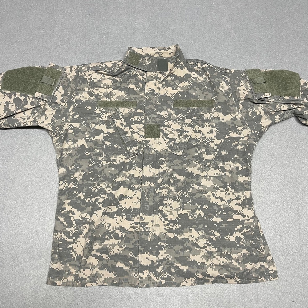 Propper Army Combat Uniform Jacket Mens Large Digital Camo Military Ripstop Coat